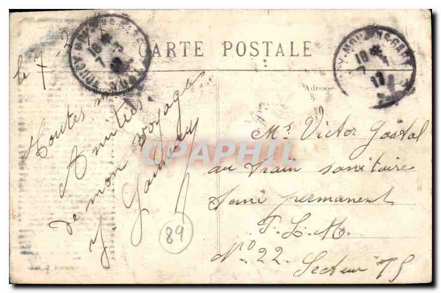 Bataille de Fontenay — Louis le Pieux & Charles défirent Lothaire & Pepin, l'an 841 — La Bourgogne Historique — Rückseite