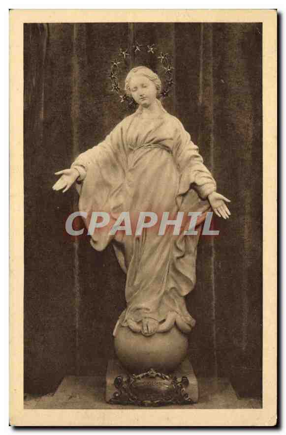 CPA Statue miraculeuse de la Vierge du sourire