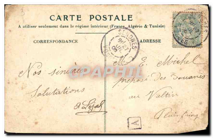 CPA Glaneuses — Verso
