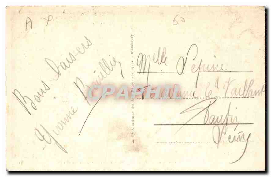 CPA Compiegne Le Chateau Chembre a Coucher de Napoleon I  — Verso