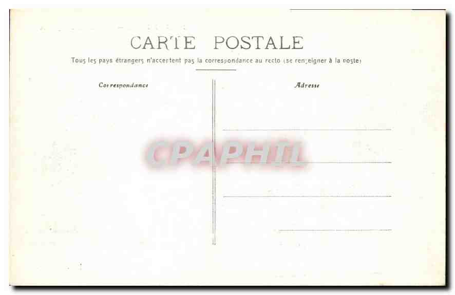 CPA Nimes La Porte Auguste  — Verso