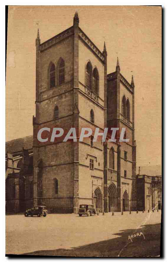 CPA Saint Flour La Cathedrale 