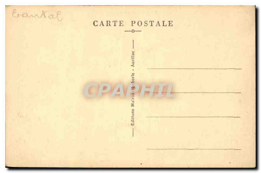 Le Cantal Pittoresque — Vue du village de La Vallée à Le Lioran — Éditions Maïrou-Aurillac, n° 416 — Rückseite