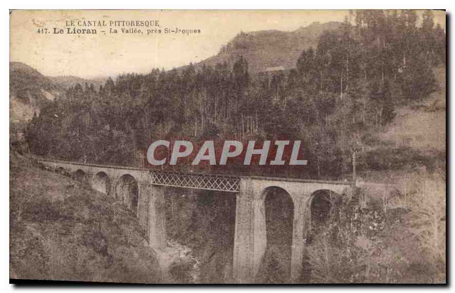 CPA Le Cantal Pittoresque Le Lioran La Vallee pres St Jacques 
