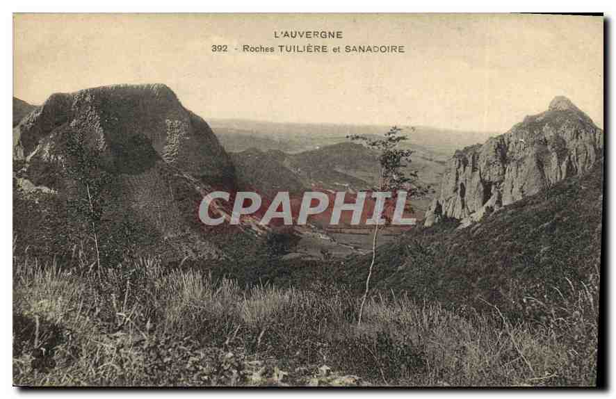 Roches Tuilière et Sanadoire — L'Auvergne — éditeur L'Auvergne, n° 392
