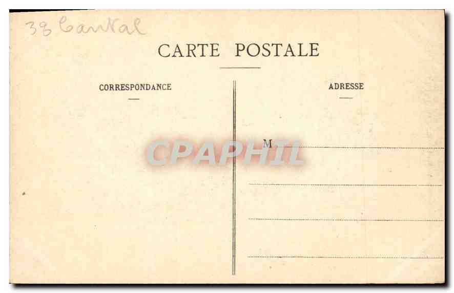 Roches Tuilière et Sanadoire — L'Auvergne — éditeur L'Auvergne, n° 392 — Rückseite