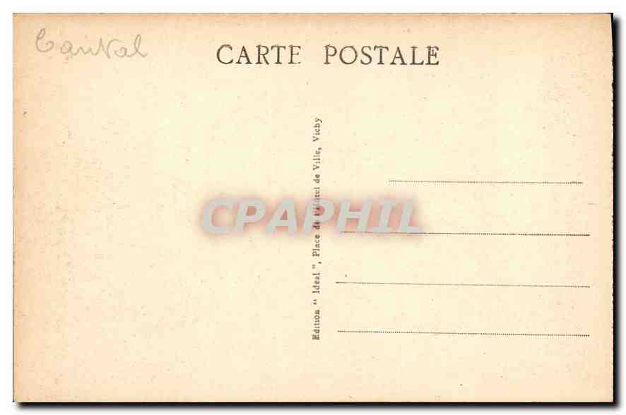 CPA L'Auvergne Pittoresque Saint Flour Les Orgues  — Back