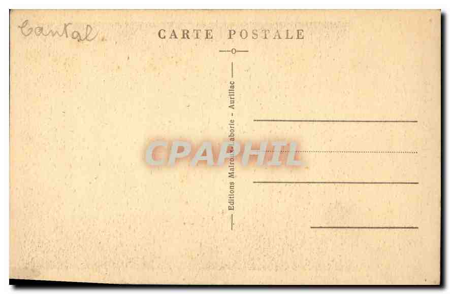 CPA Le Cantal Pittoresque Le Lioran La parcee du Tunnel dens la Montagne  — Verso