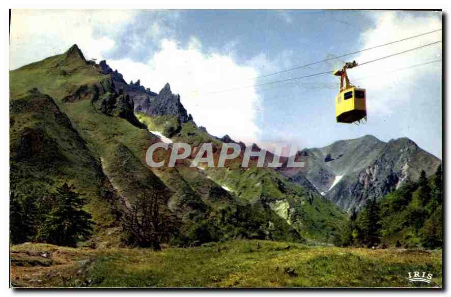 CPA L'Auvergne Le Sancy et le telepherique 