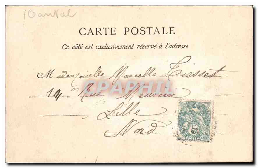 CPA L'Auvergne Pittoresque Garabit Le Viaduc  — Rückseite