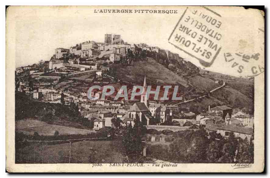 CPA L'Auvergne Pittoresque Saint Flour Vue genetale 