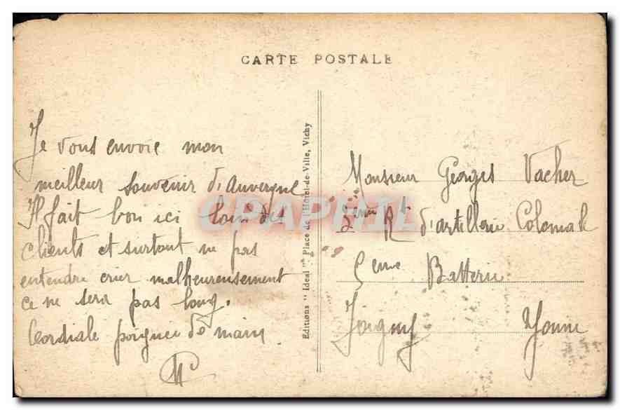 CPA L'Auvergne Pittoresque Saint Flour Vue genetale  — Rückseite