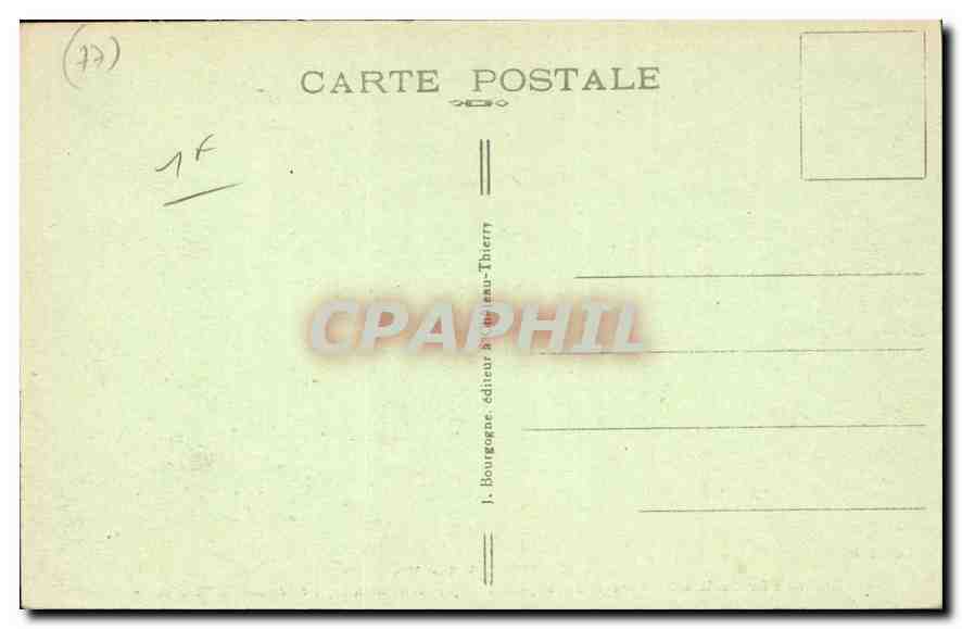CPA Provins S et M Anciennes fortifications la Poterne Faneron point de depart de l'enceinte qui cou — Rückseite