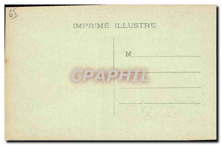 CPA Les Pyrenees Gavarnie Vue generale du Cirque  — Verso