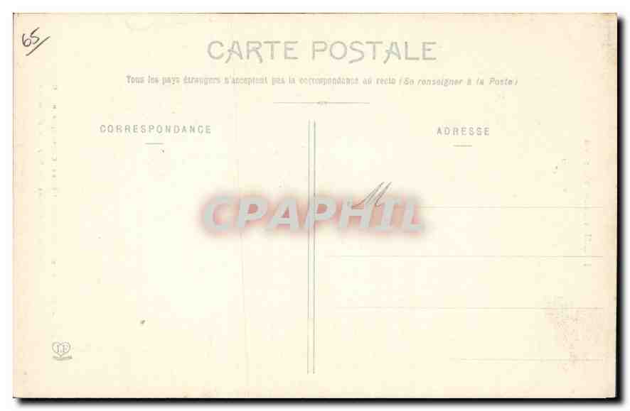 CPA Les Hautes Pyrenees Massif du Vighemale  — Rückseite