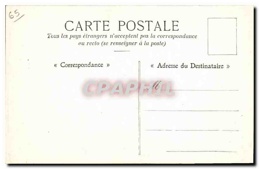 CPA Saint Sauveur Pont Napoleon  — Verso