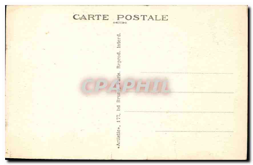 CPA Le Morvan Pittoresque Un joli coin de la Cure  — Rückseite
