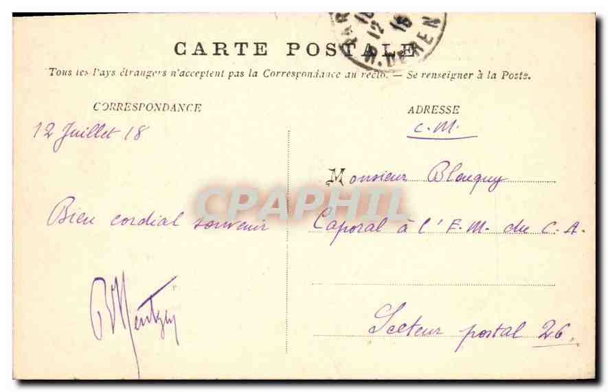 CPA Vallee aux Loups Le Parc du Chateau  — Rückseite