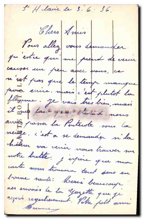 Le tunnel de St-Pancrasse et la Dent de Crolles (2066 m.) — Route des Petites Roches — éditeur non identifié, n° 520-6 — Rückseite