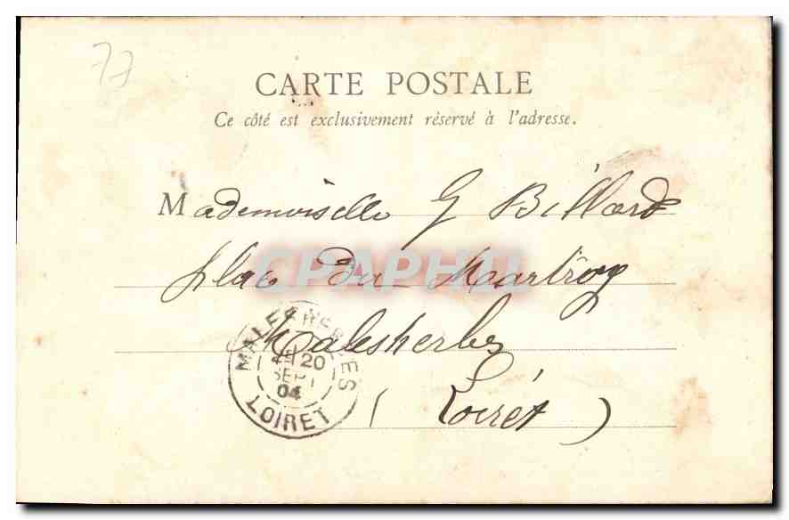 Il Palazzo — Pavillon Maintenon e la Cappella — B. F. Paris n°265 — Verso