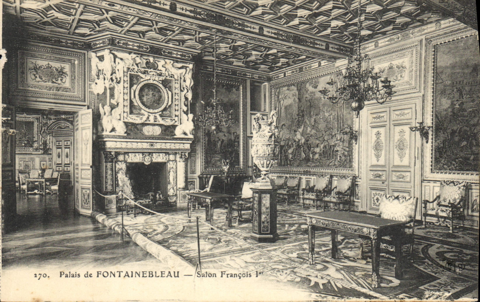 CPA Palais de Fontainebleau Salon Francois I 