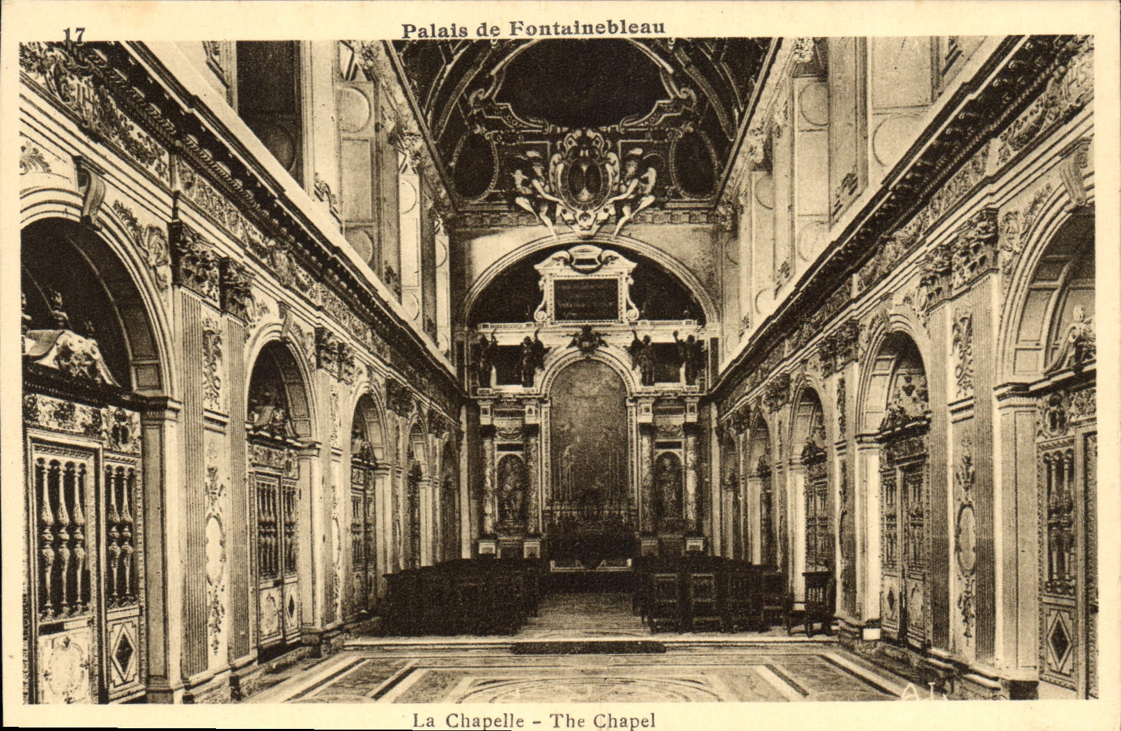 Palazzo di Fontainebleau — La Cappella — Musei di Francia