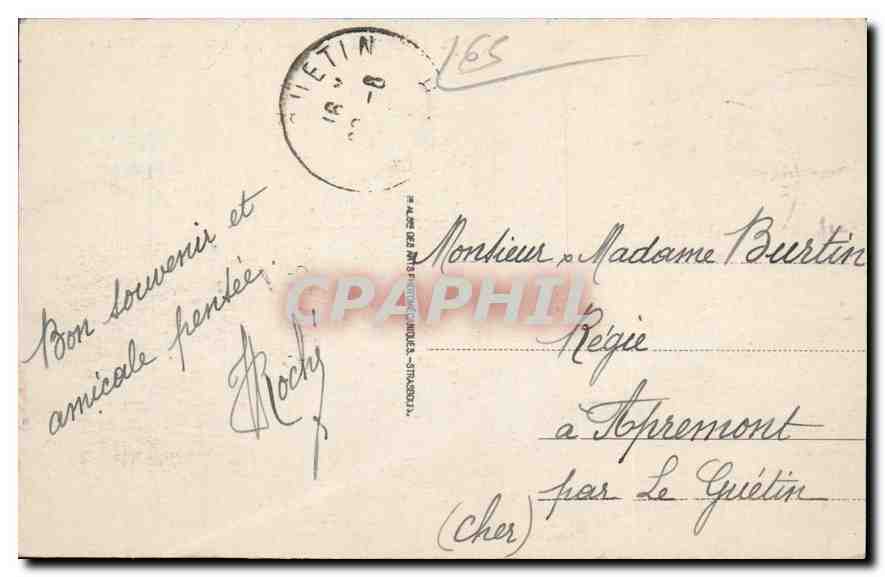 CPA Lourdes La Basilique et le Calvaire Breton  — Verso