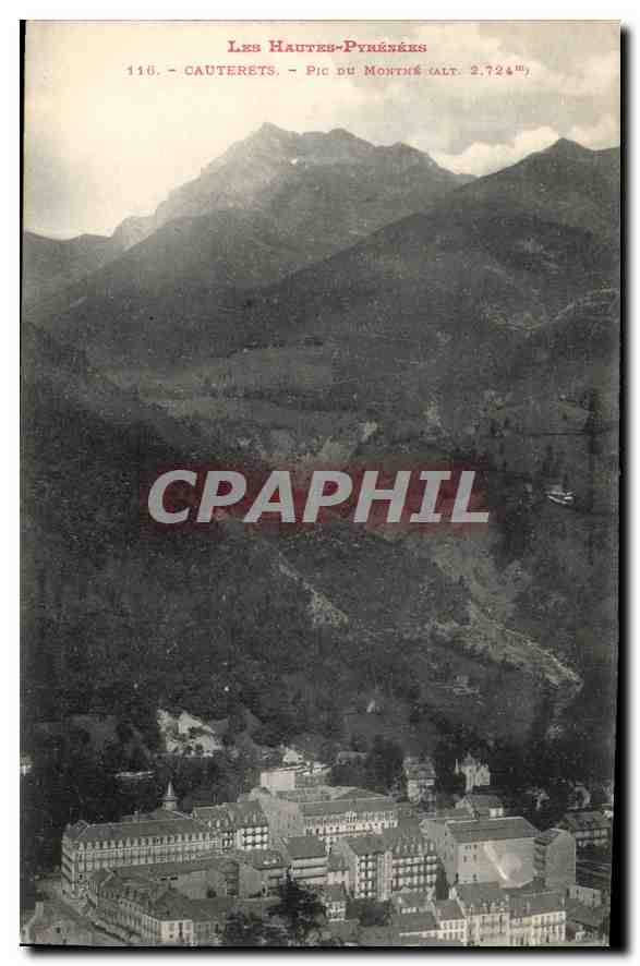 Cauterets - Pic du Mont Mé (alt. 2.724m) — Les Hautes-Pyrénées, n°116