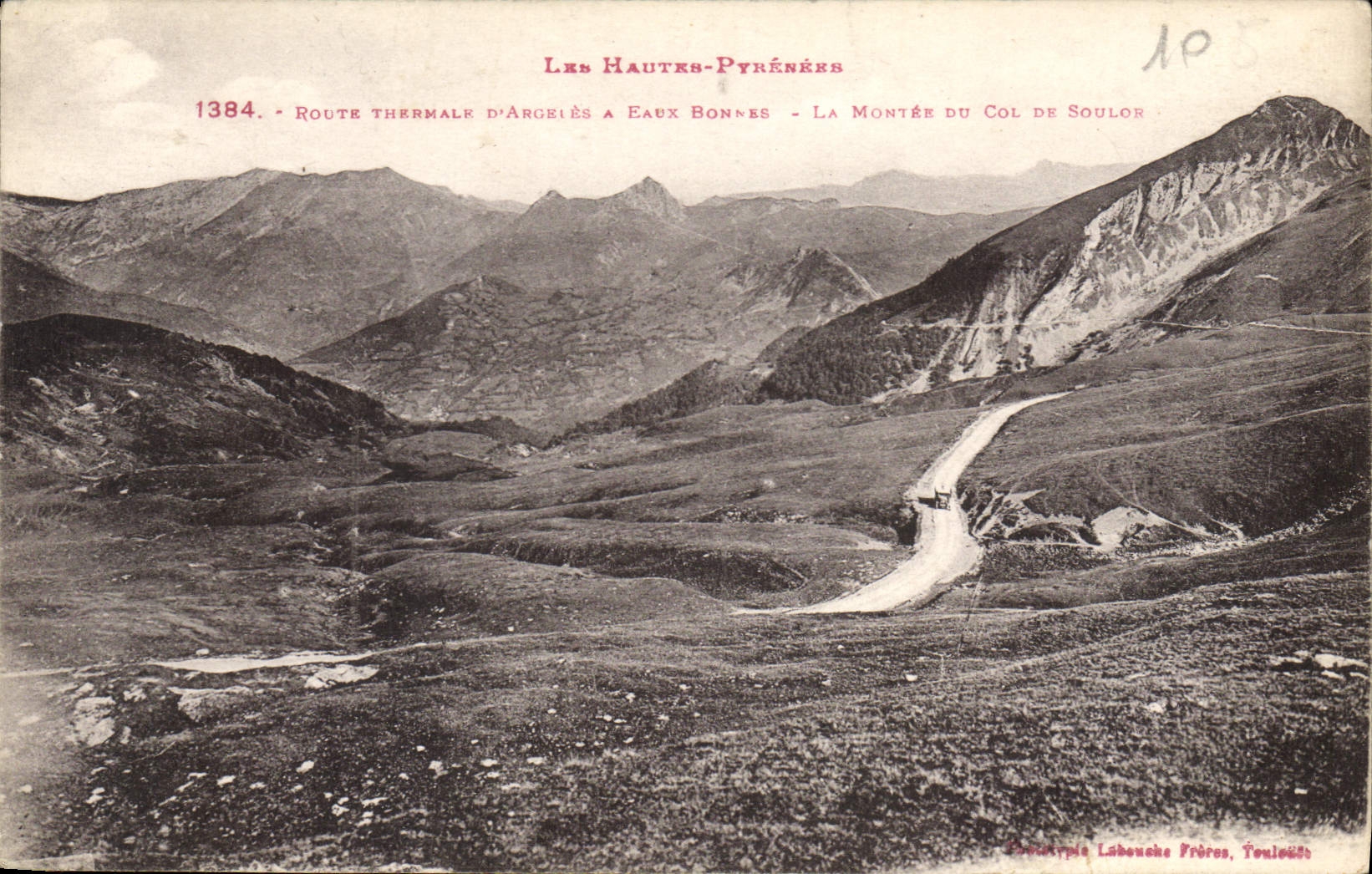 CPA Les Hautes Pyrenees Route thermale d'Argeles a Eaux Bonnes 