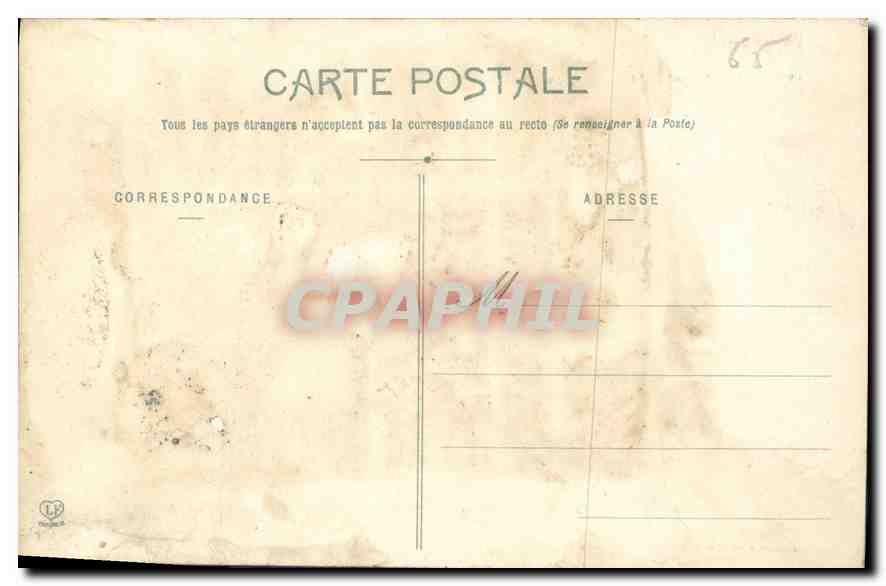 CPA Les Hautes Pyrenees Lourdes La Basilique  — Verso