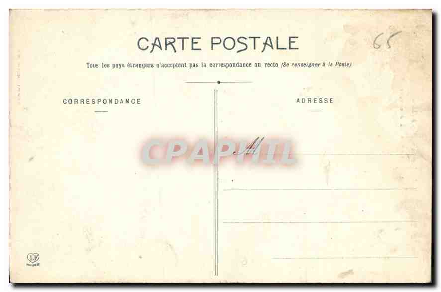 CPA Les Hautes Pyrenees Lourdes La Basilique  — Verso