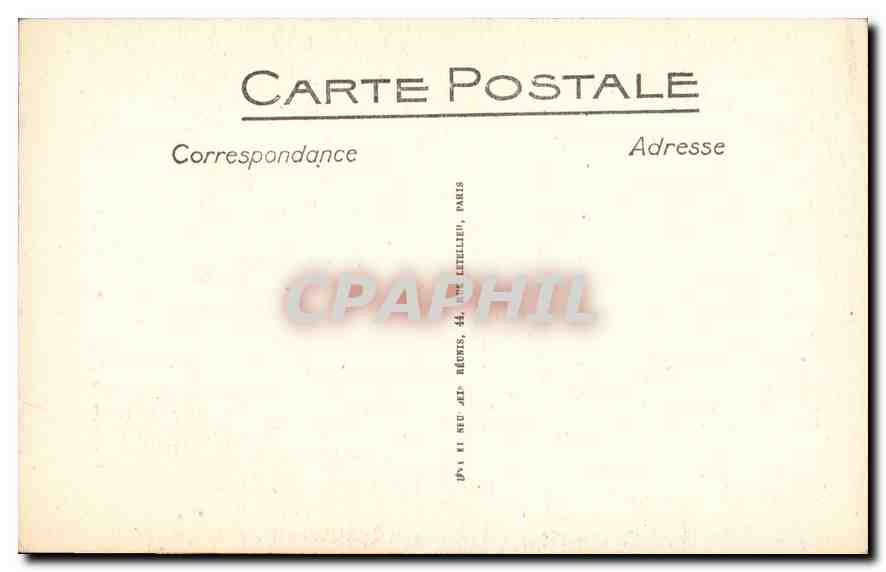 CPA Miniature de Fouquet Jesus devant Pilate  — Verso