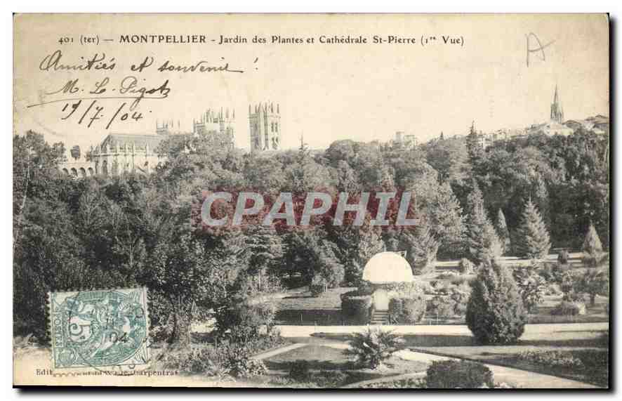 Montpellier - Jardin des Plantes et Cathédrale St-Pierre (1ère Vue)