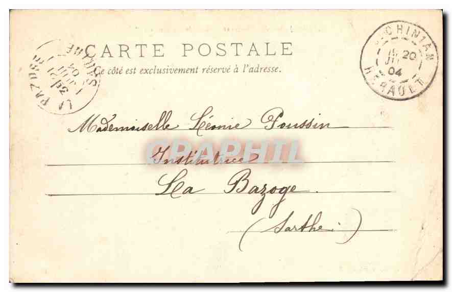Montpellier - Jardin des Plantes et Cathédrale St-Pierre (1ère Vue) — Achterkant