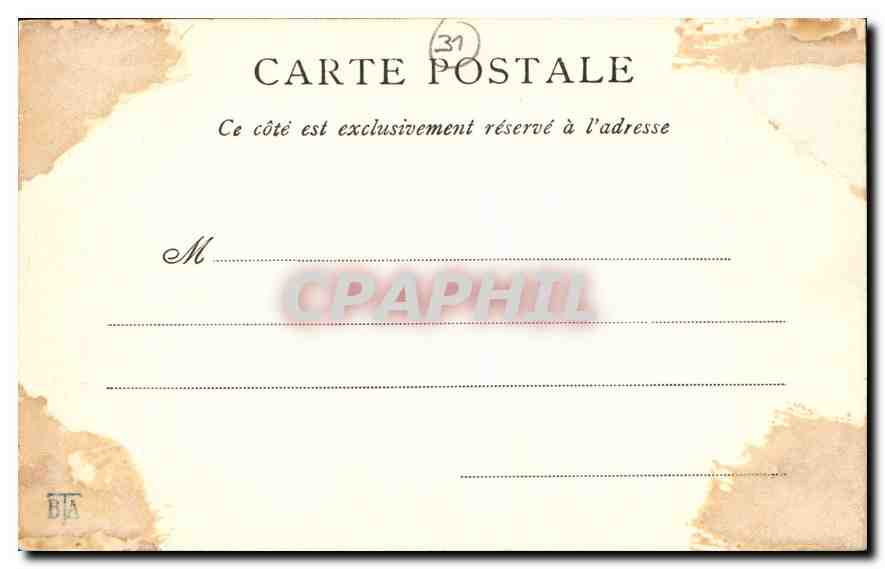 CPA La Lapidation de St Etienne Retable du Maitre autel de la Cathedrale Toulouse  — Rückseite