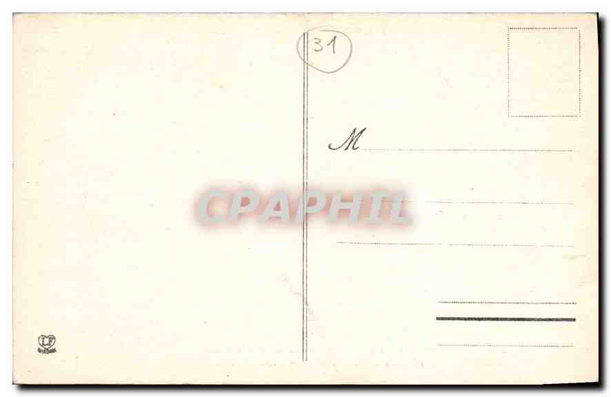 CPA Toulouse La Cathedrale St Etienne Nef Comtale  — Rückseite