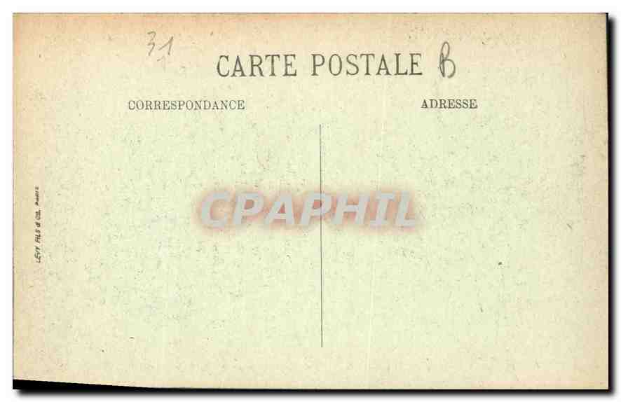 CPA Toulouse Vue generale prise de l'Eglise Notre Dame de la Dalbade  — Rückseite