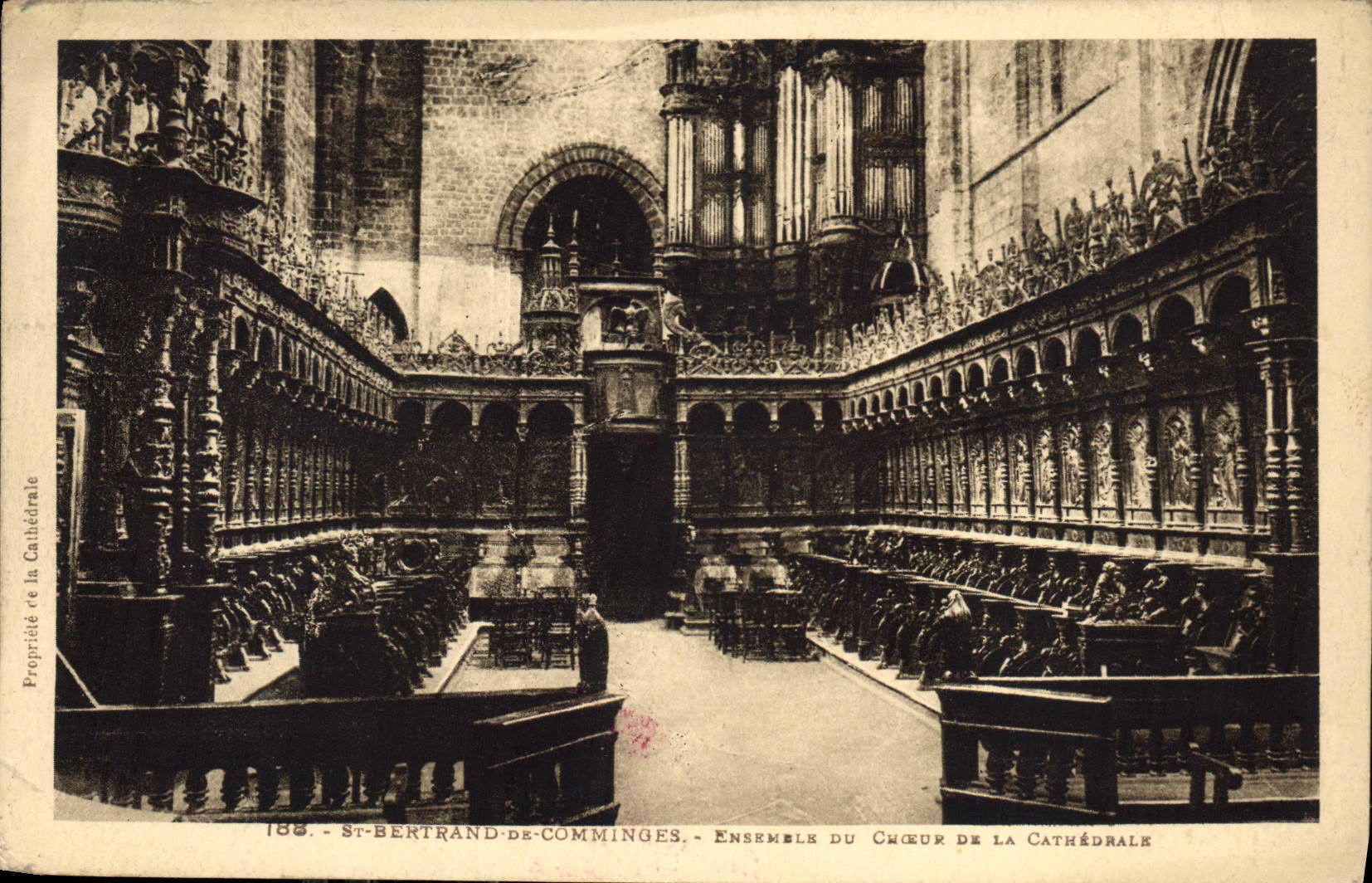 CPA St Bertrand de Comminges Ensemble du Choeur de la Cathedrale Orgue