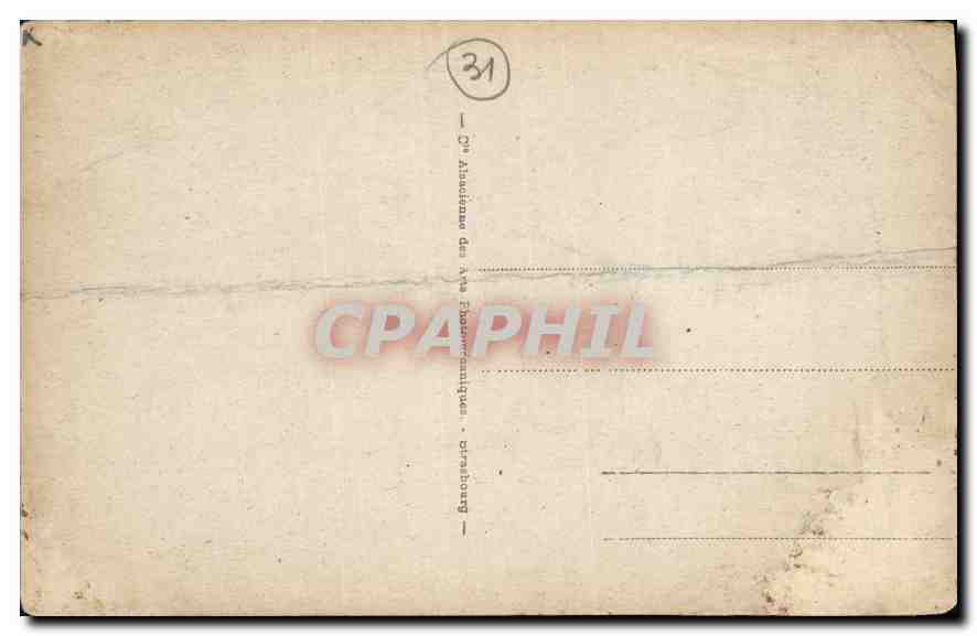 Luchon - La Tour de Castelvieil — éditeur CPAPHIL, n° 31 — Rückseite