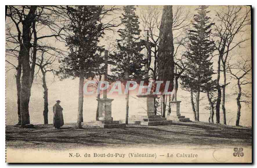 CPA N D du Bout du Puy Valentine Le Calvaire 