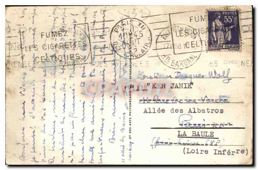 Luchon — Le Casino — CPA n°153, éditeur CPA — Reverso