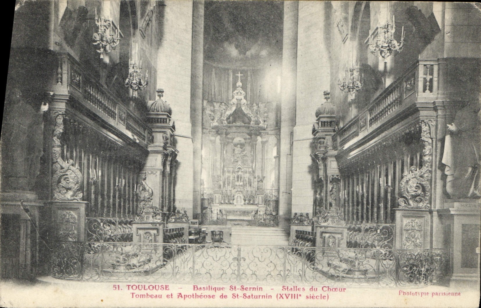 Toulouse - Basilique St-Sernin - Stalles du Chœur (XVIIIe siècle)