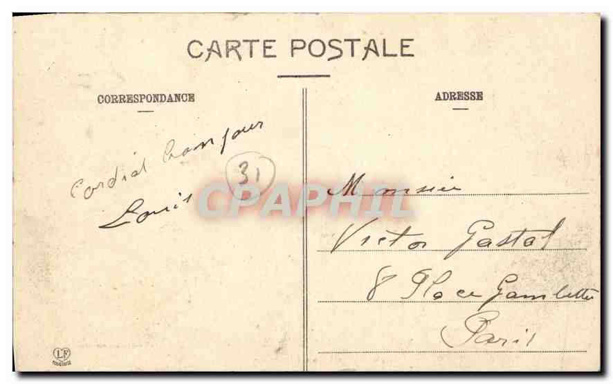 CPA Toulouse le Musee Grand Cloitre des Augustins  — Verso