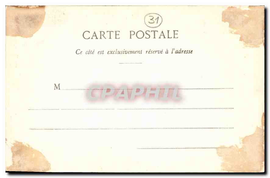 CPA Toulouse Capitole Cour Henri IV  — Verso