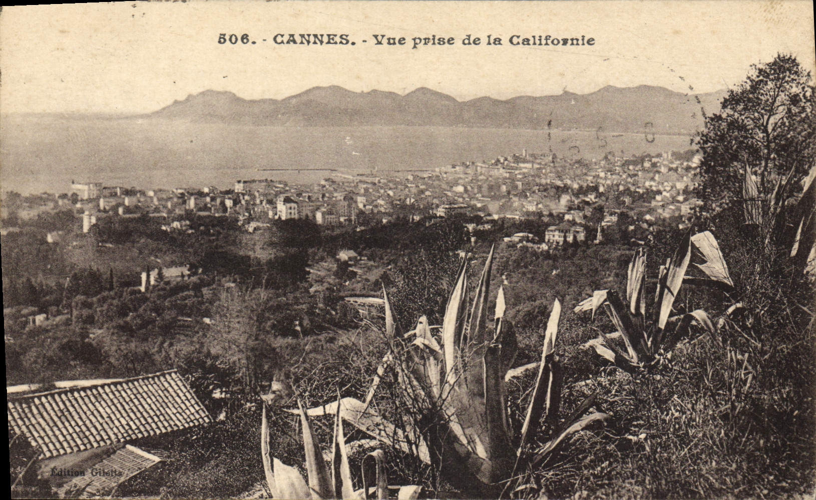CANNES - Vue prise de la Californie — Édition Gilbane, n° 506