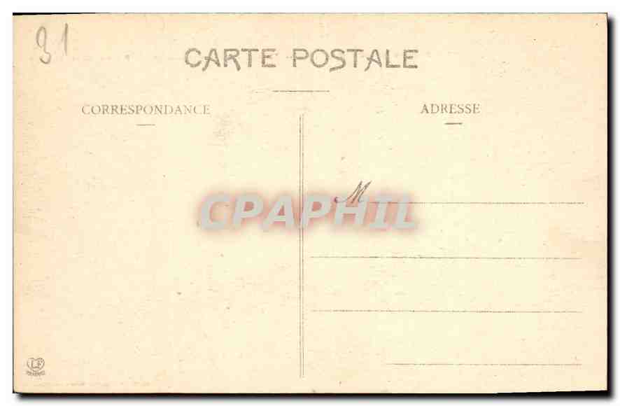 CPA les Pyrenees Centrales Plateau du Col d'Aspin  — Rückseite