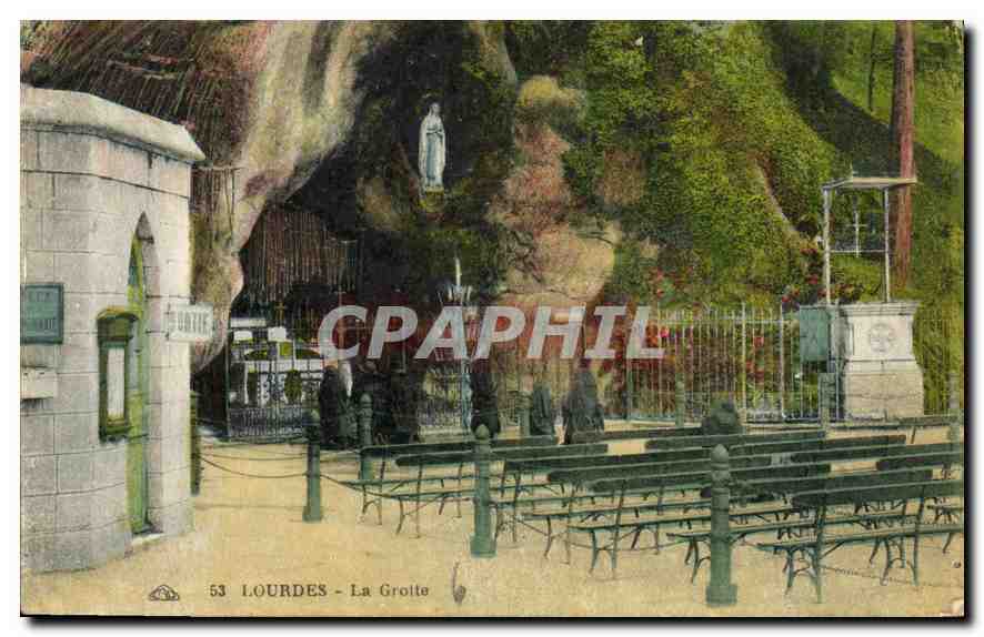 CPA Lourdes la Grotte 