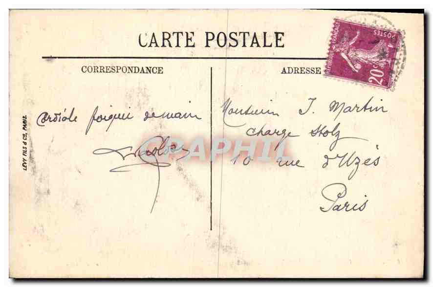 CPA Le Mans Vue generale sur la Sarthe  — Rückseite