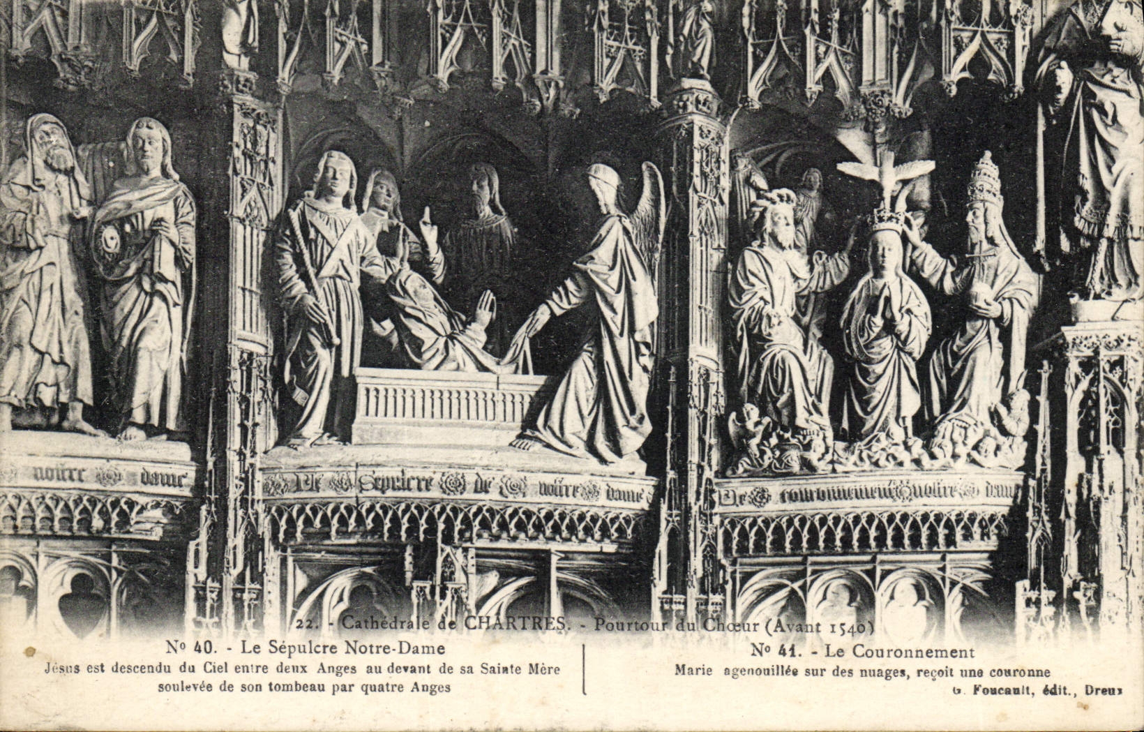 CPA Cathedrale de Chartres Le Sepulcre Notre Dame 