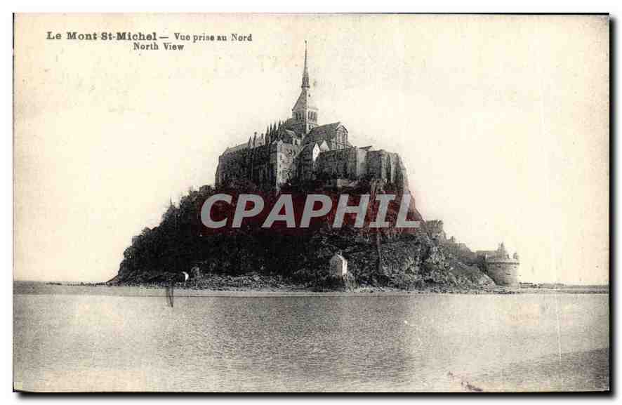 Le Mont-St-Michel — Vue prise au Nord — éditeur non visible